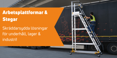 blogpost Skräddarsydda och säkra accesslösningar | Arbetsplattformar & Stegar